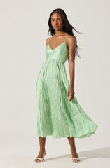 Mint polka dot