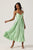Mint polka dot