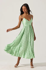Mint polka dot