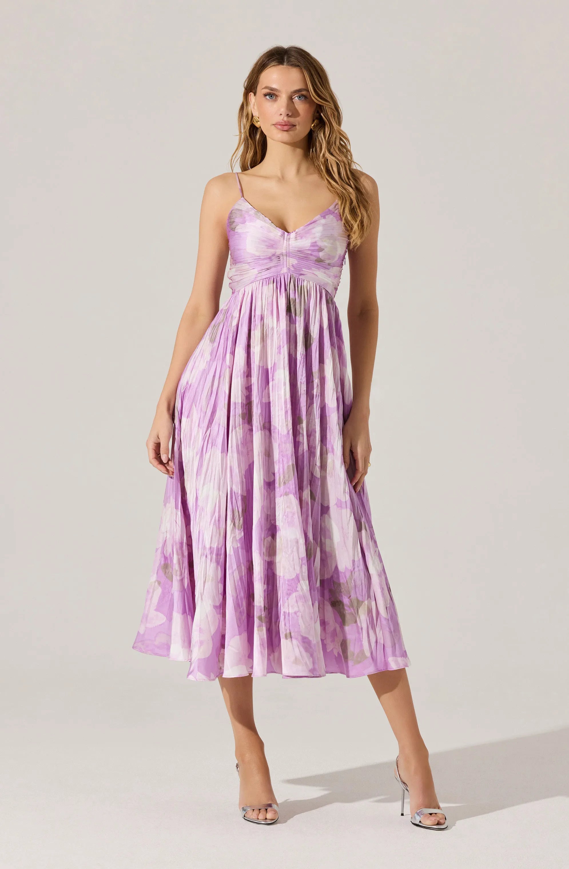 Purple shadow floral