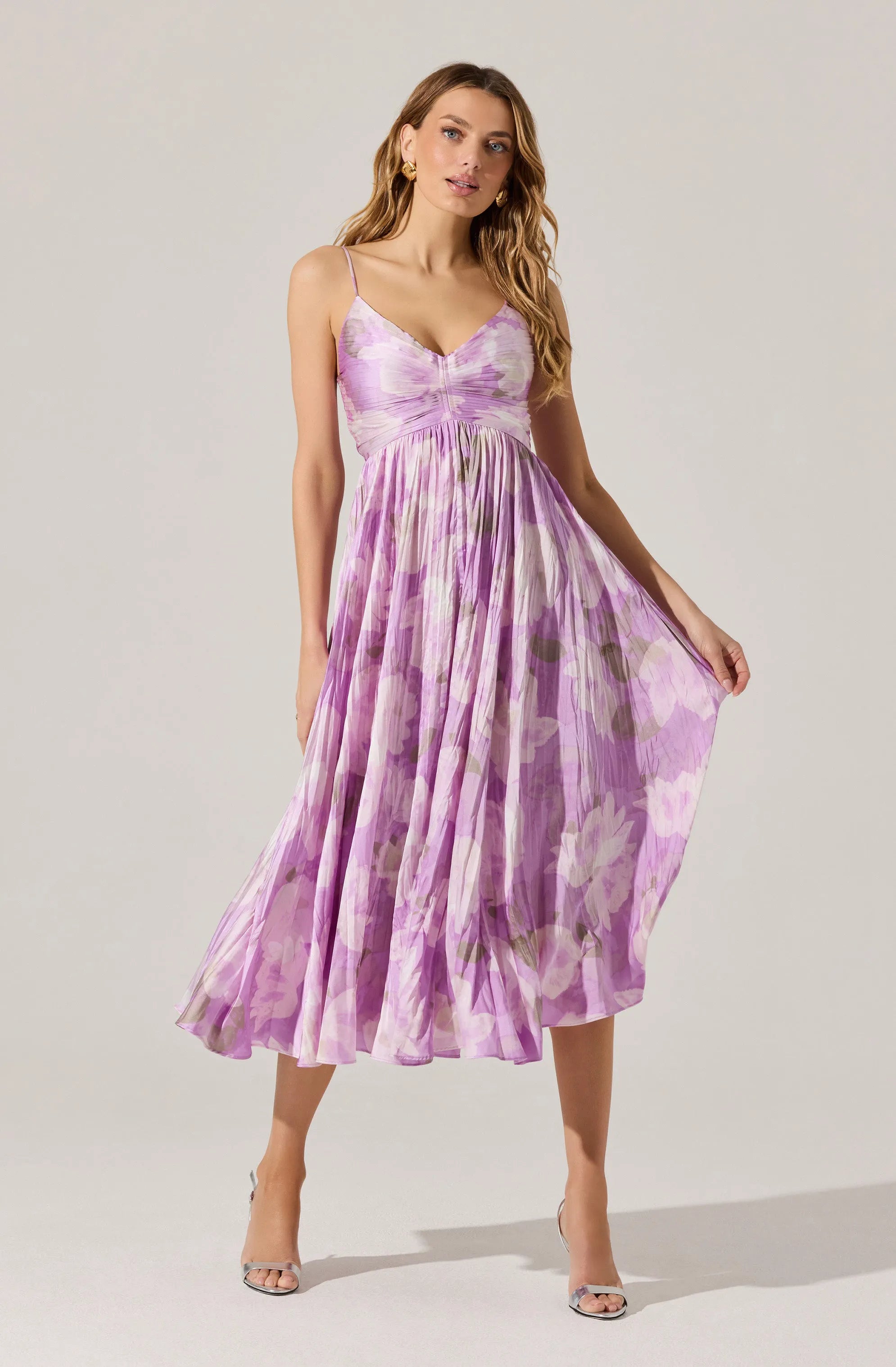 Purple shadow floral