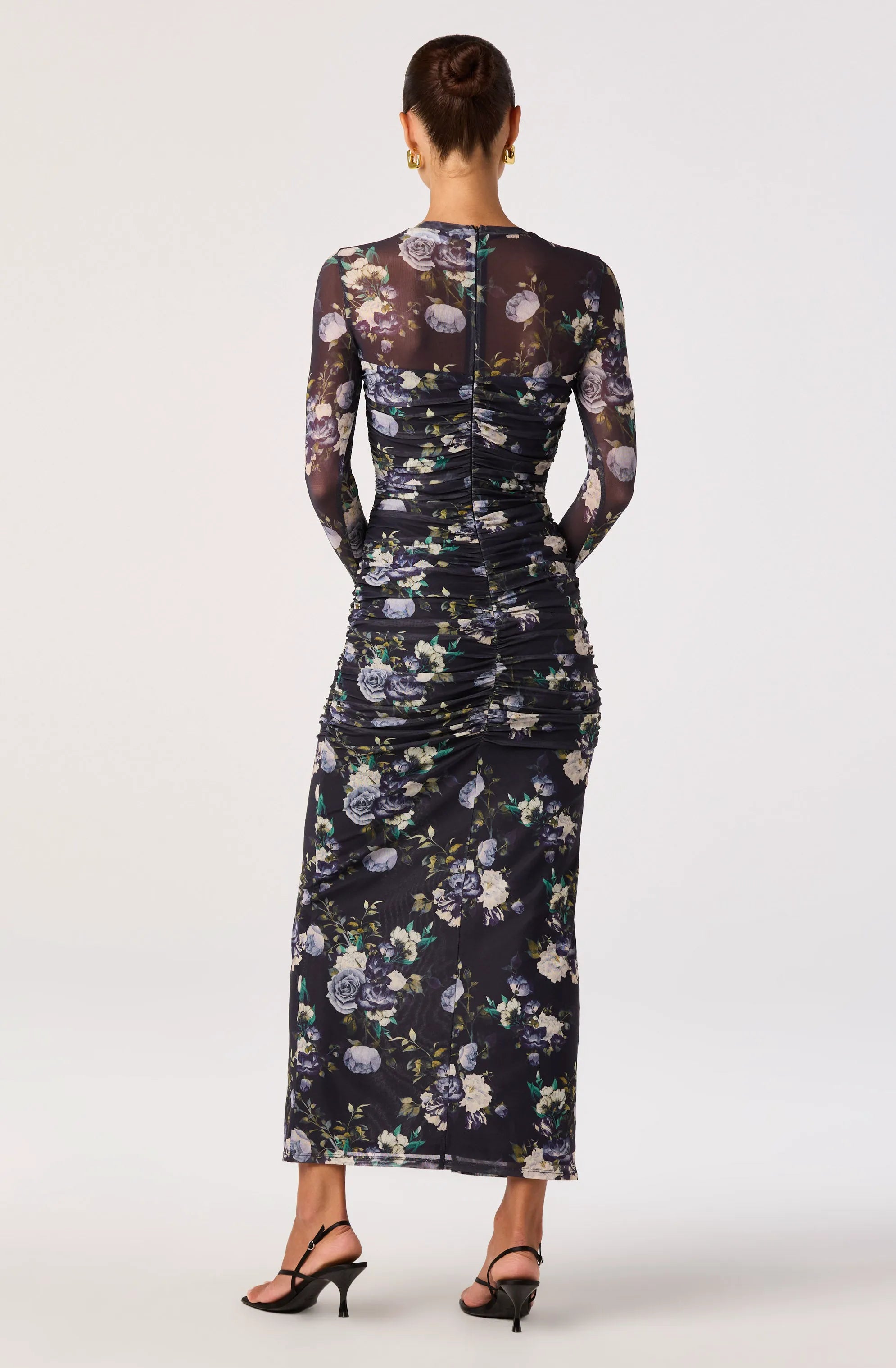 Blue multi floral