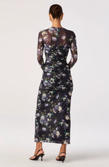 Blue multi floral
