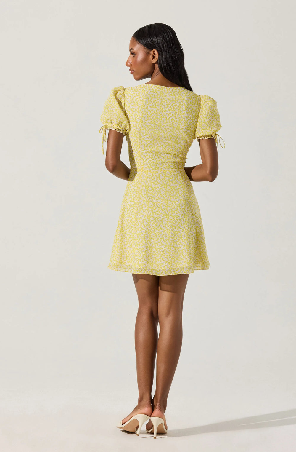 Yellow ditsy floral
