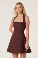 Brown polka dot