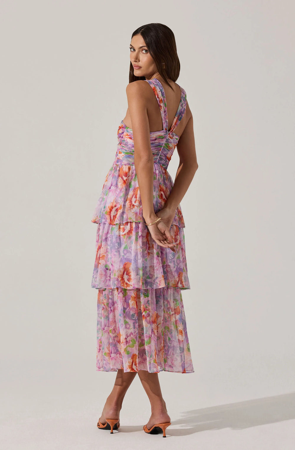 Purple multi floral
