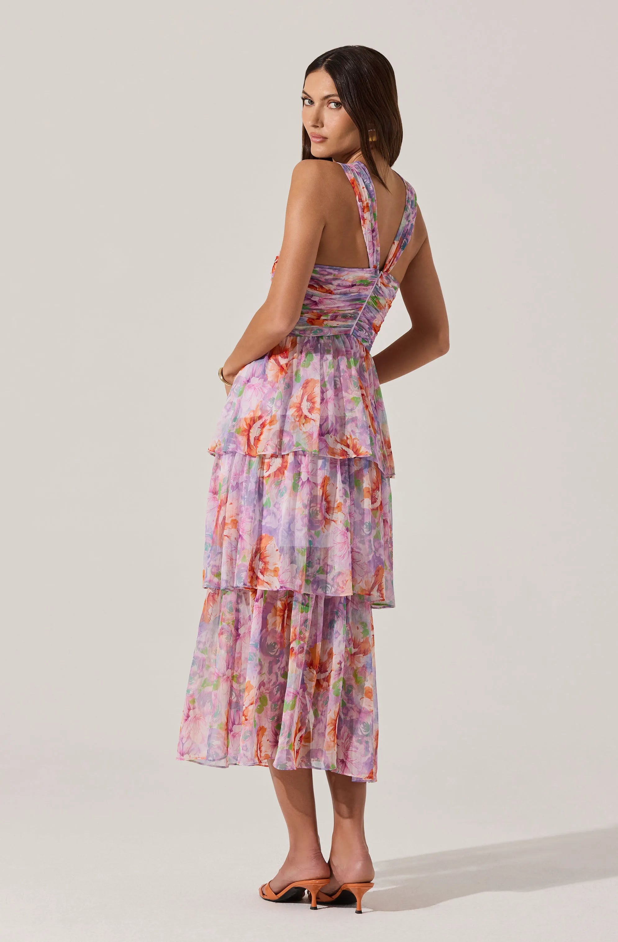 Purple multi floral