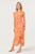 Orange multi floral