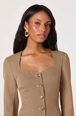 Tan houndstooth