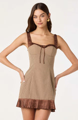 Brown gingham