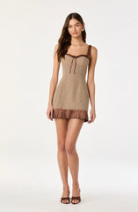 Brown gingham
