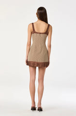 Brown gingham