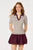 Burgundy stripe
