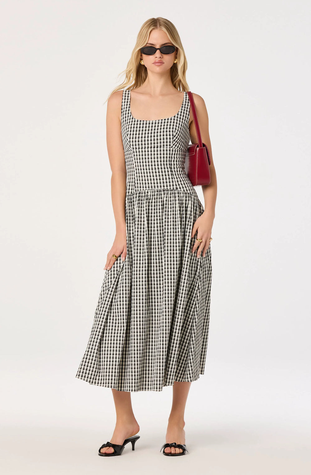 Black gingham