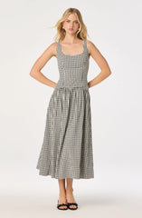 Black gingham
