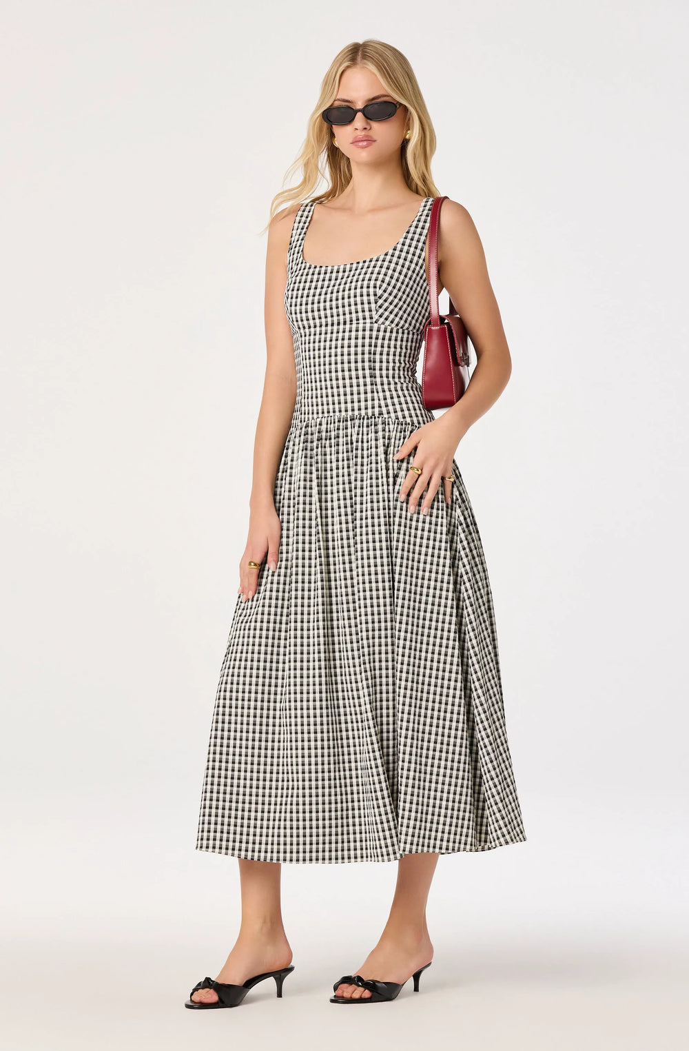 Black gingham