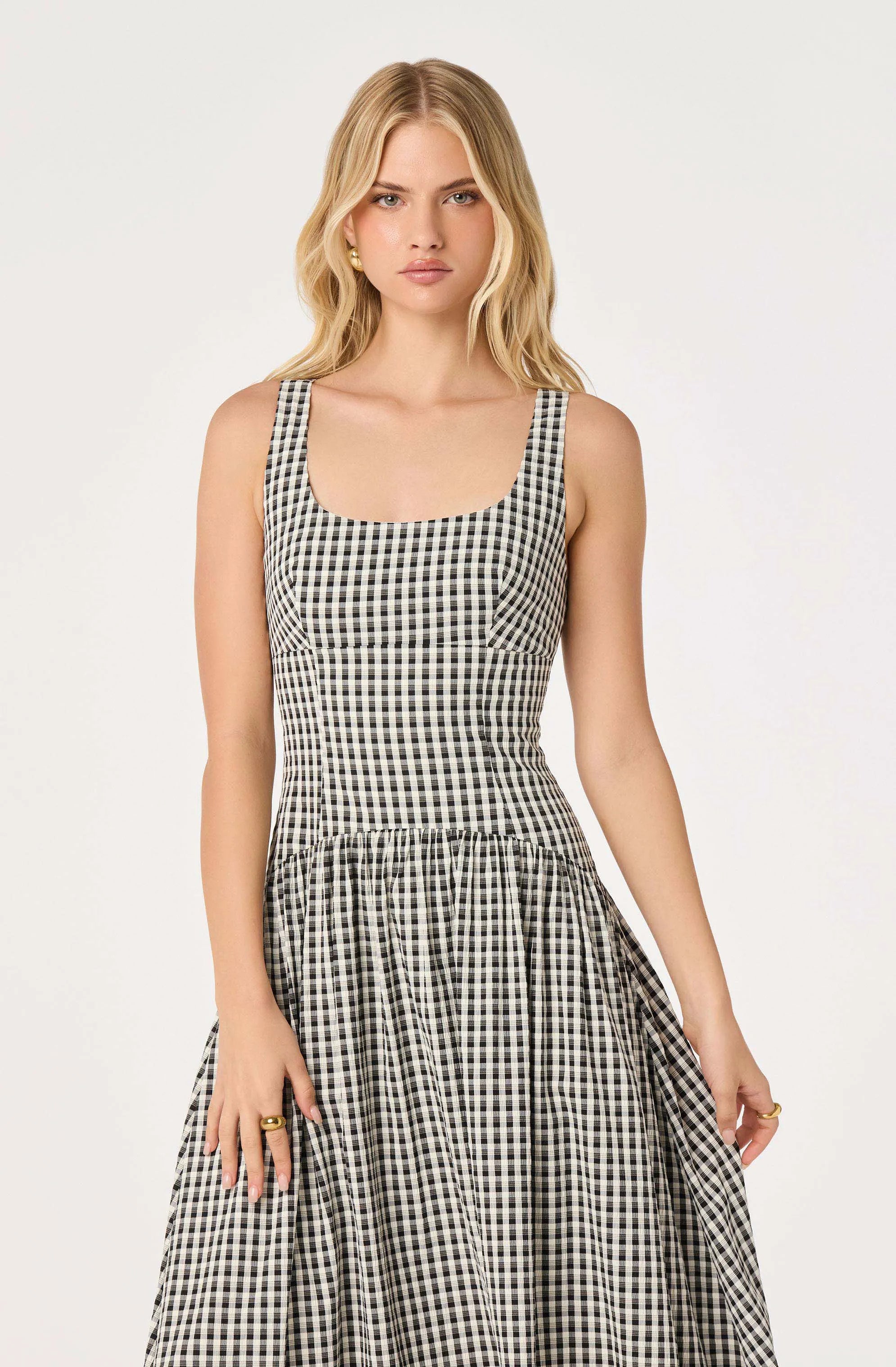 Black gingham