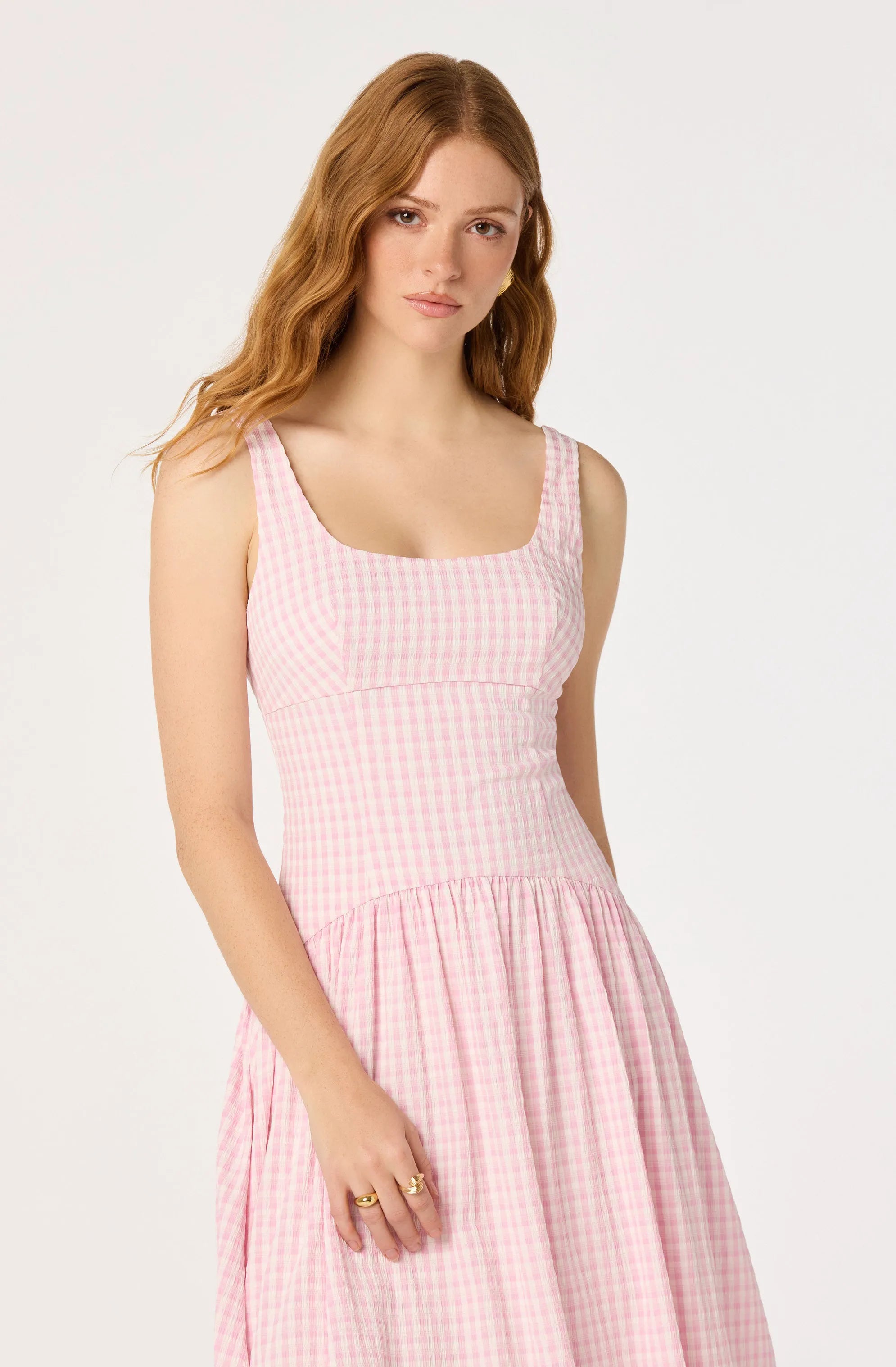 Pink gingham