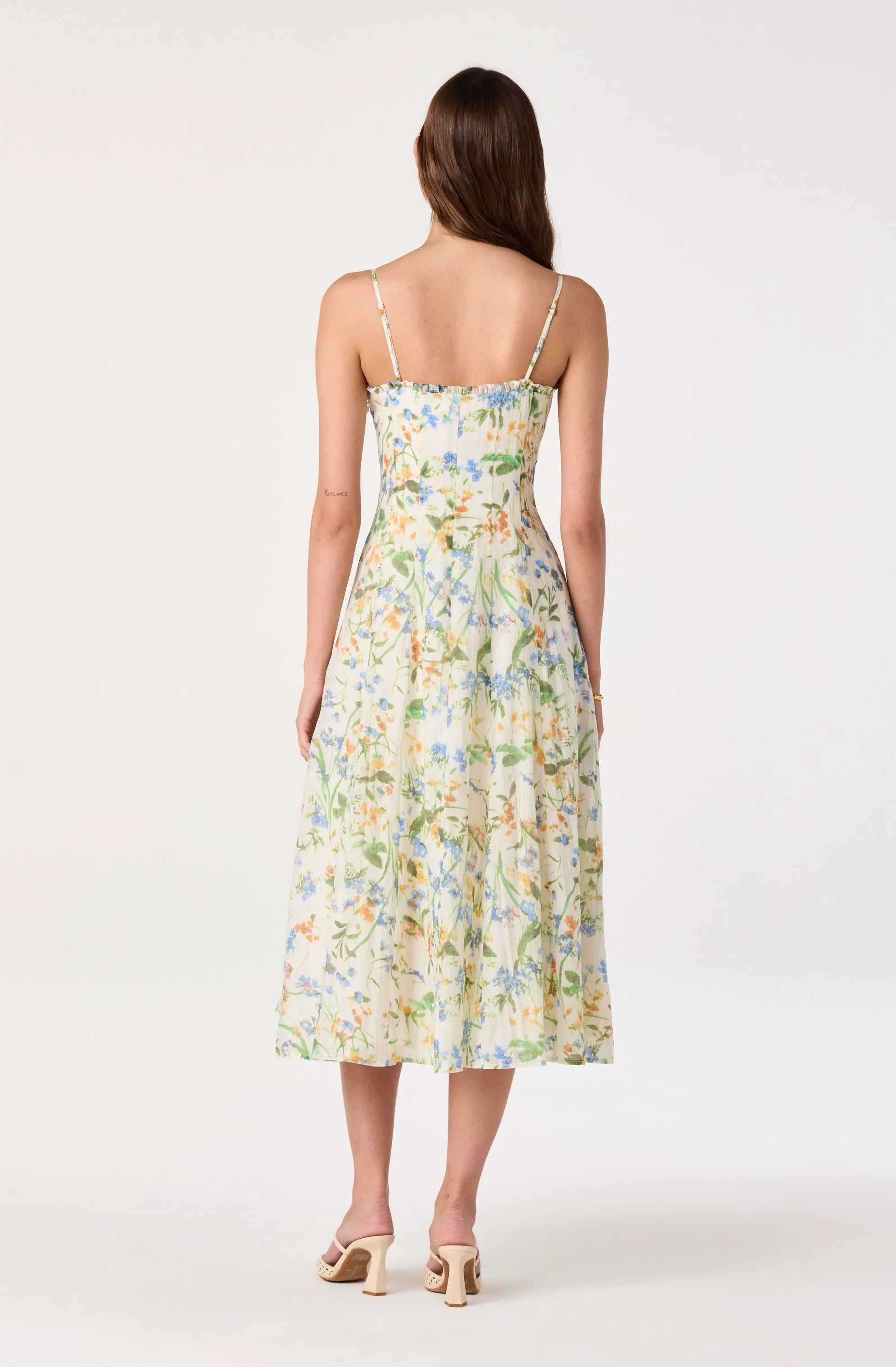 Ivory blue floral