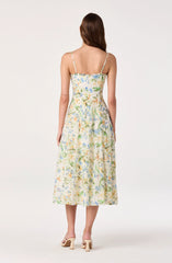 Ivory blue floral