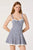 Navy gingham