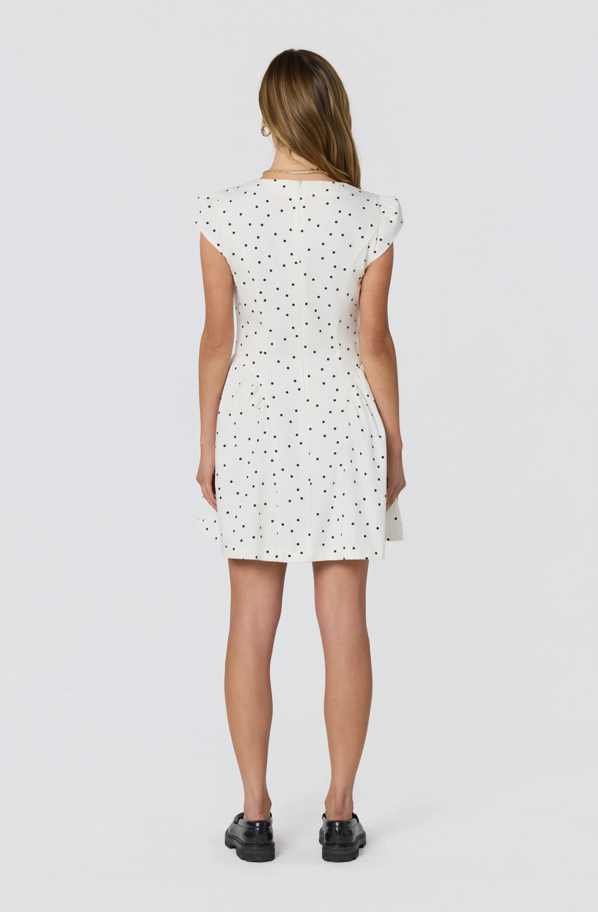 Black polka dot