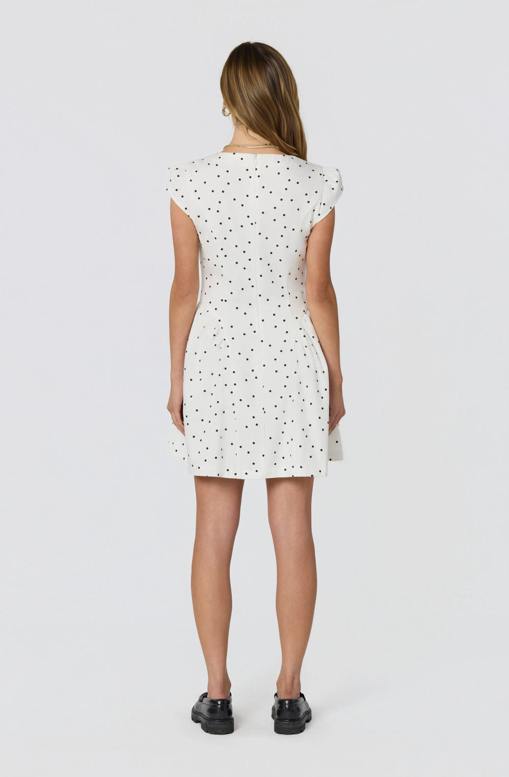 Black polka dot