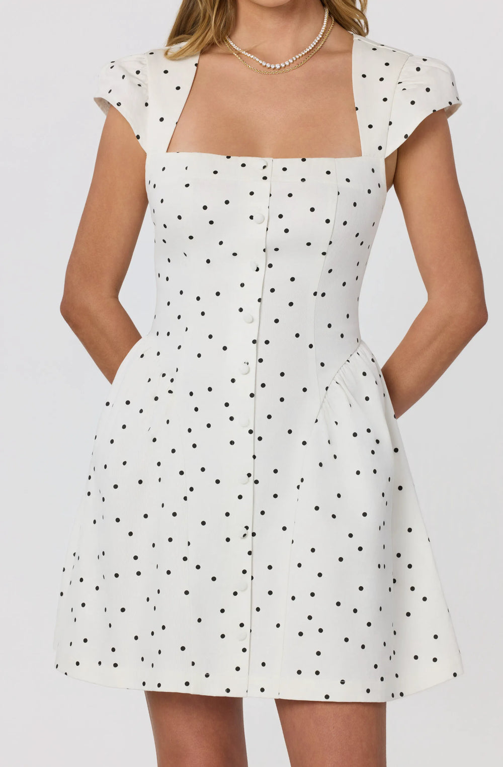Black polka dot