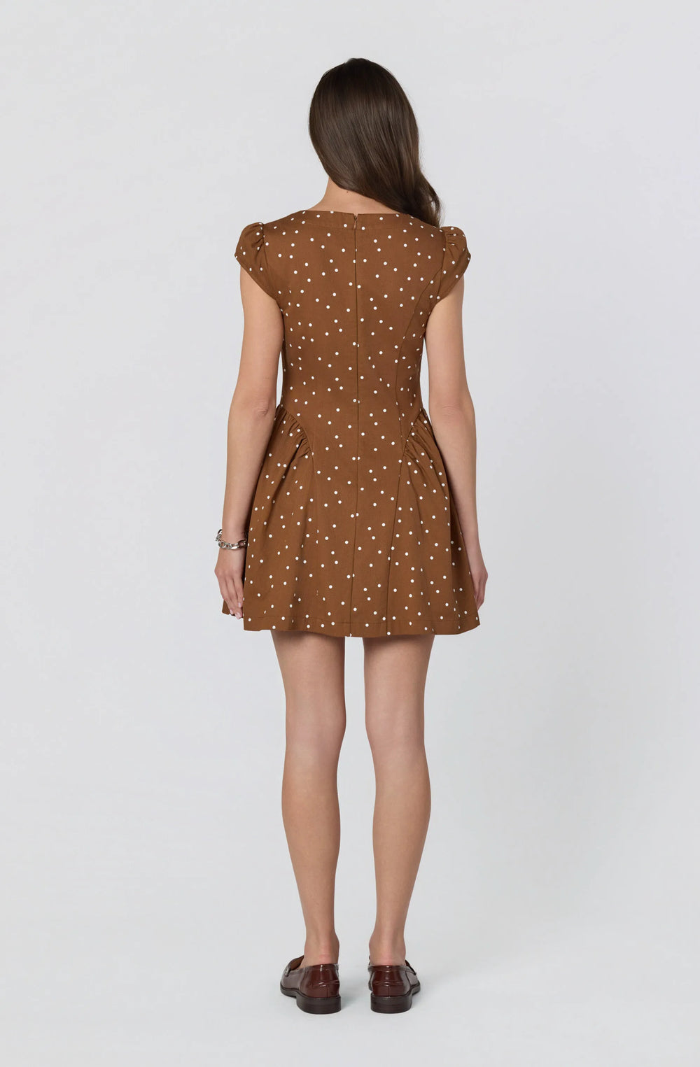 Brown polka dot