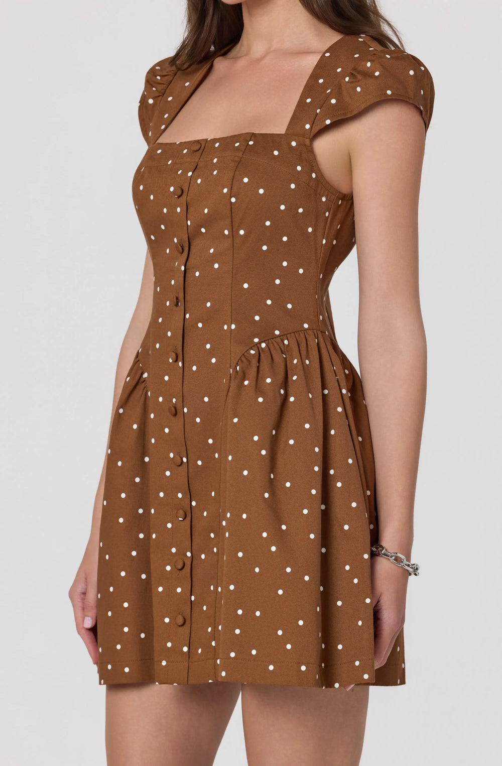 Brown polka dot