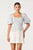 White blue stripe