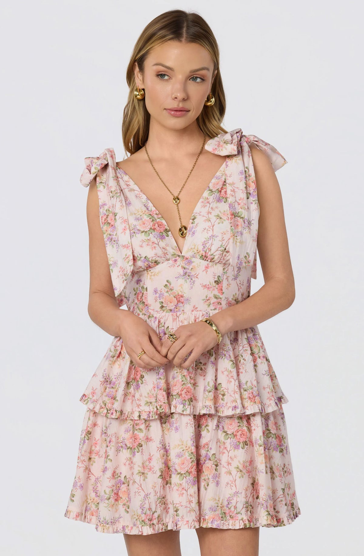 Blush multi floral