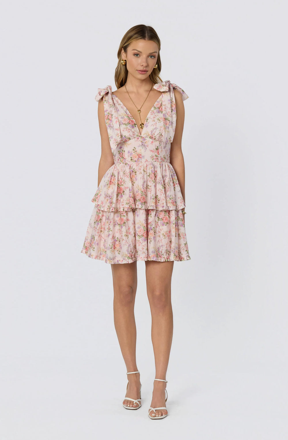 Blush multi floral