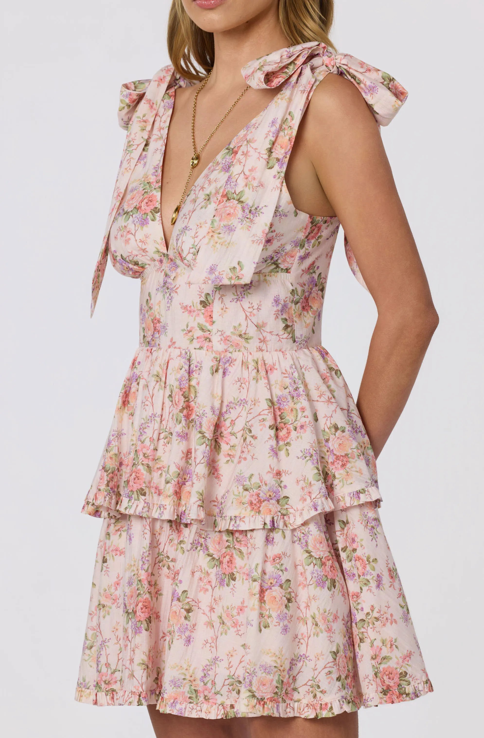 Blush multi floral