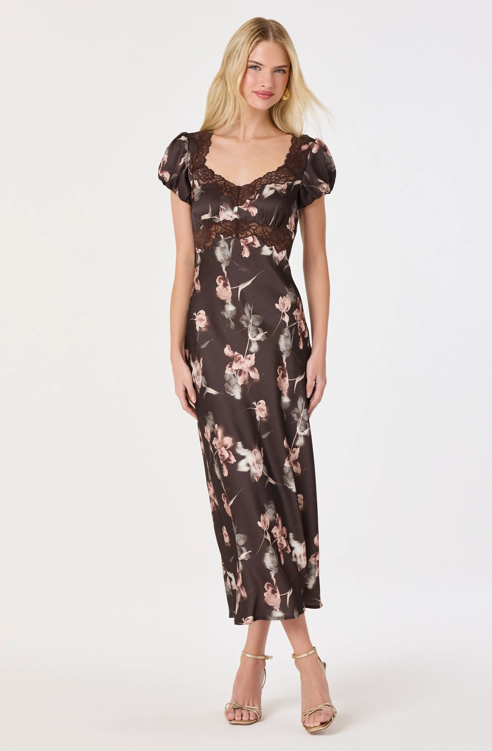 Brown floral
