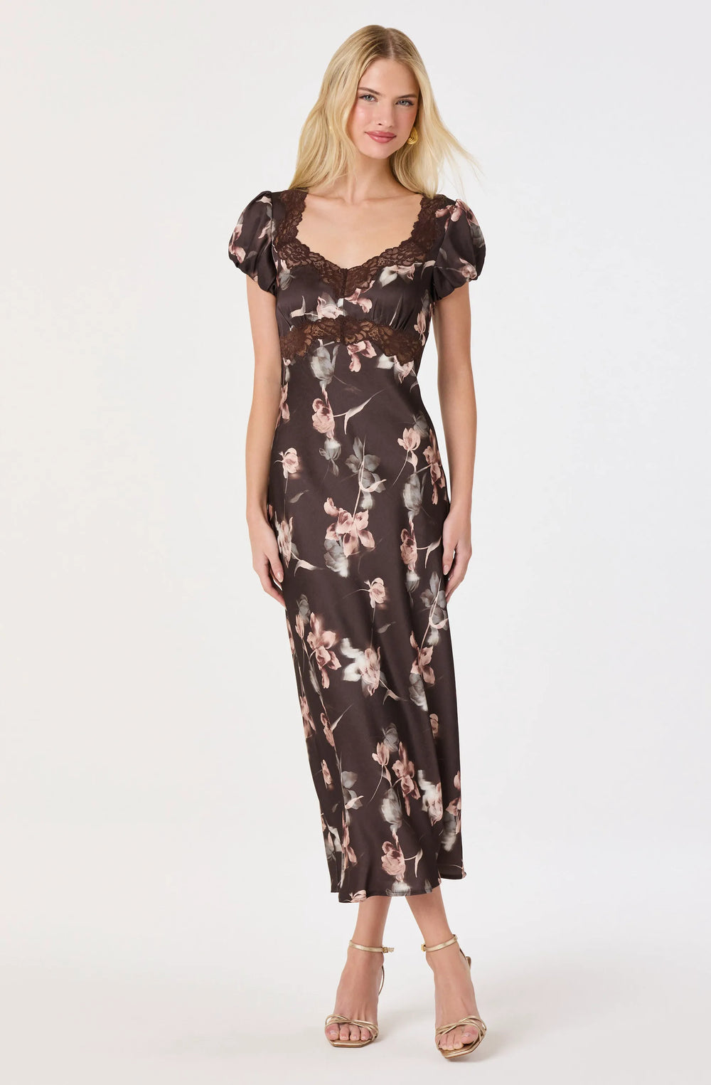 Brown floral