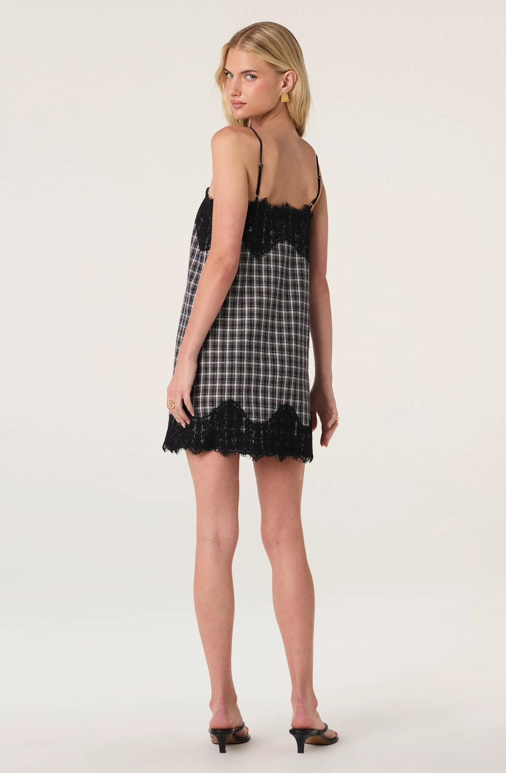 Black blue plaid