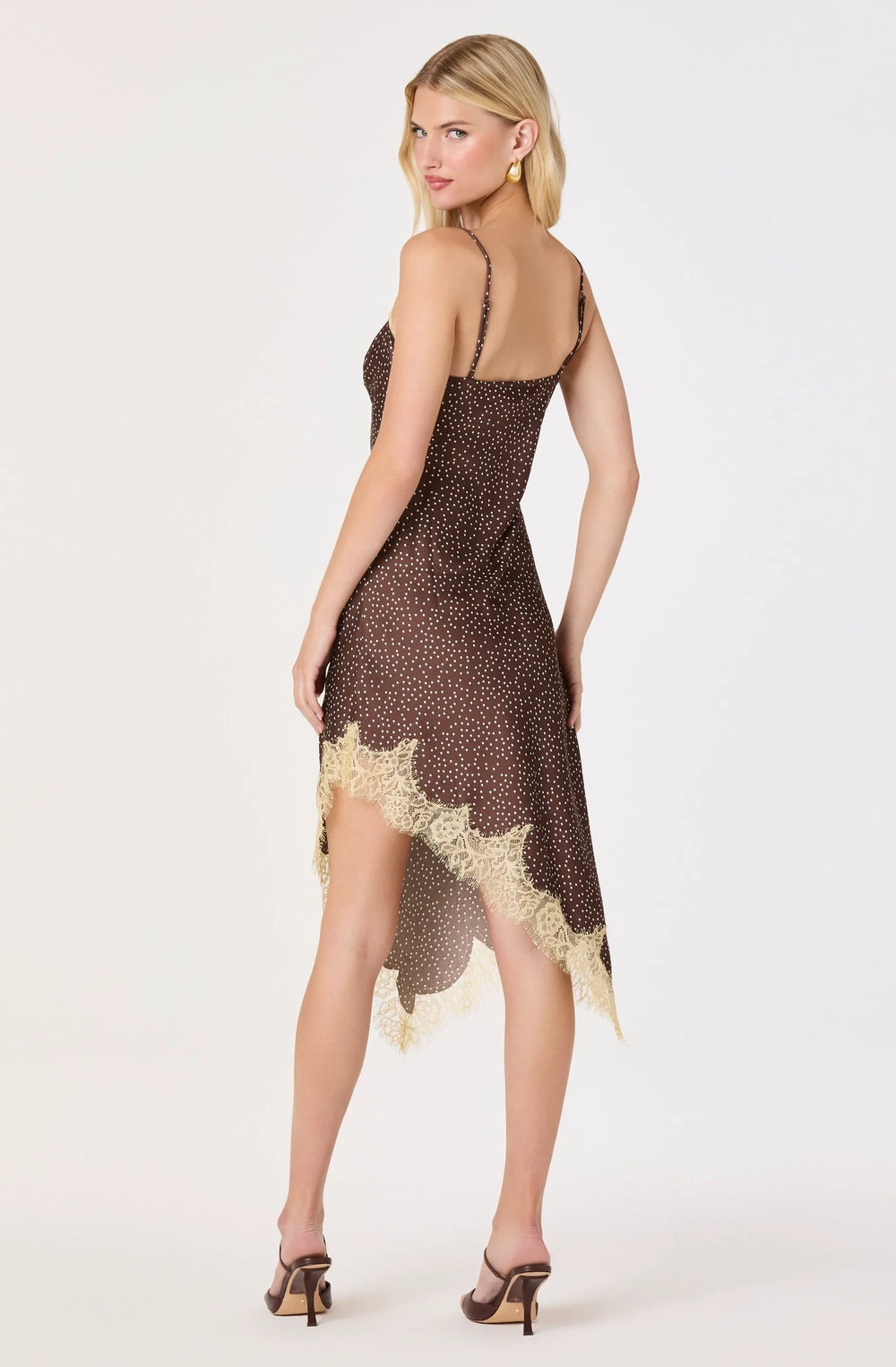 Brown polka dot