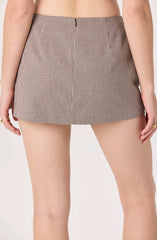 Brown gingham