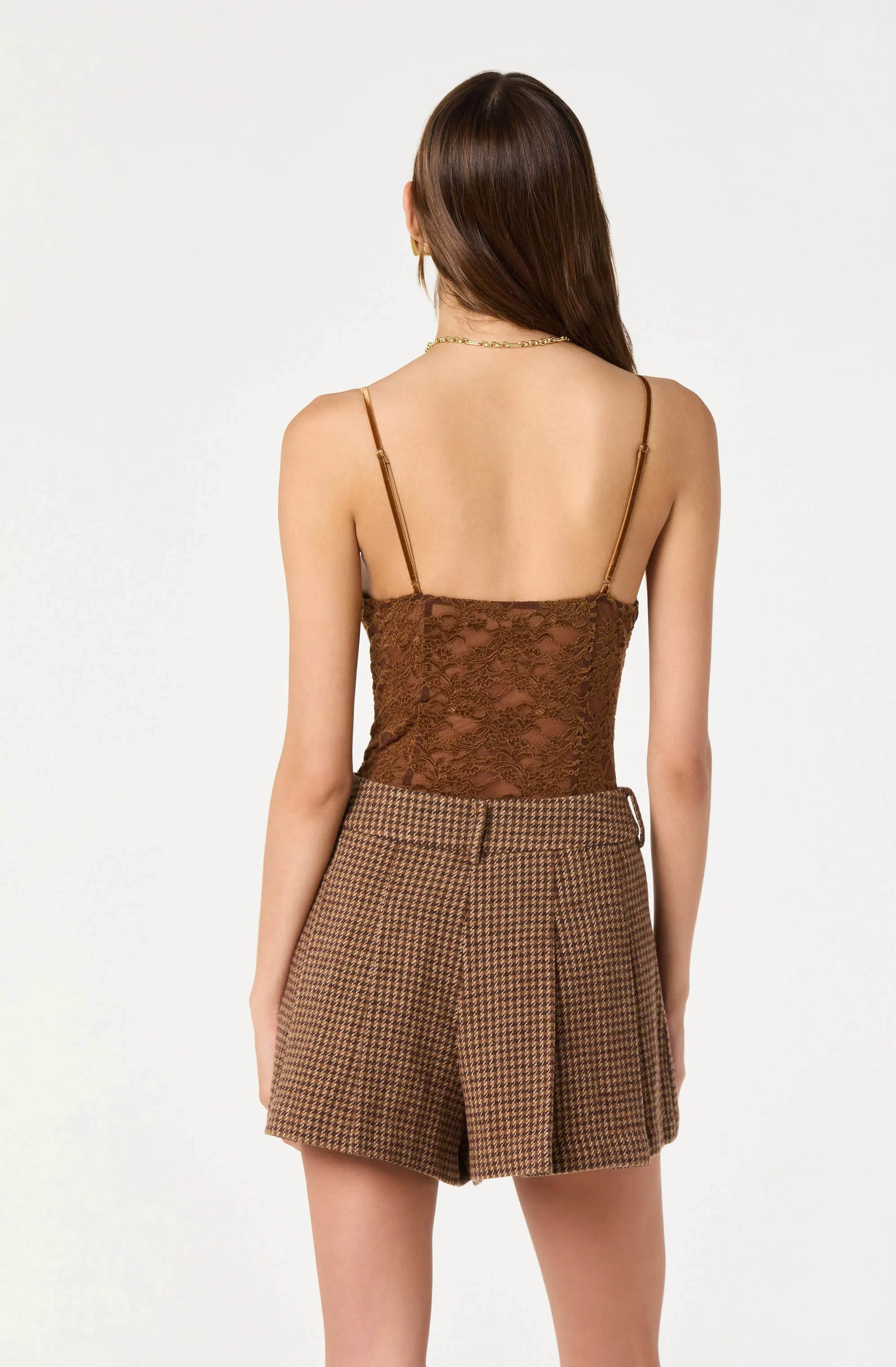 Brown plaid