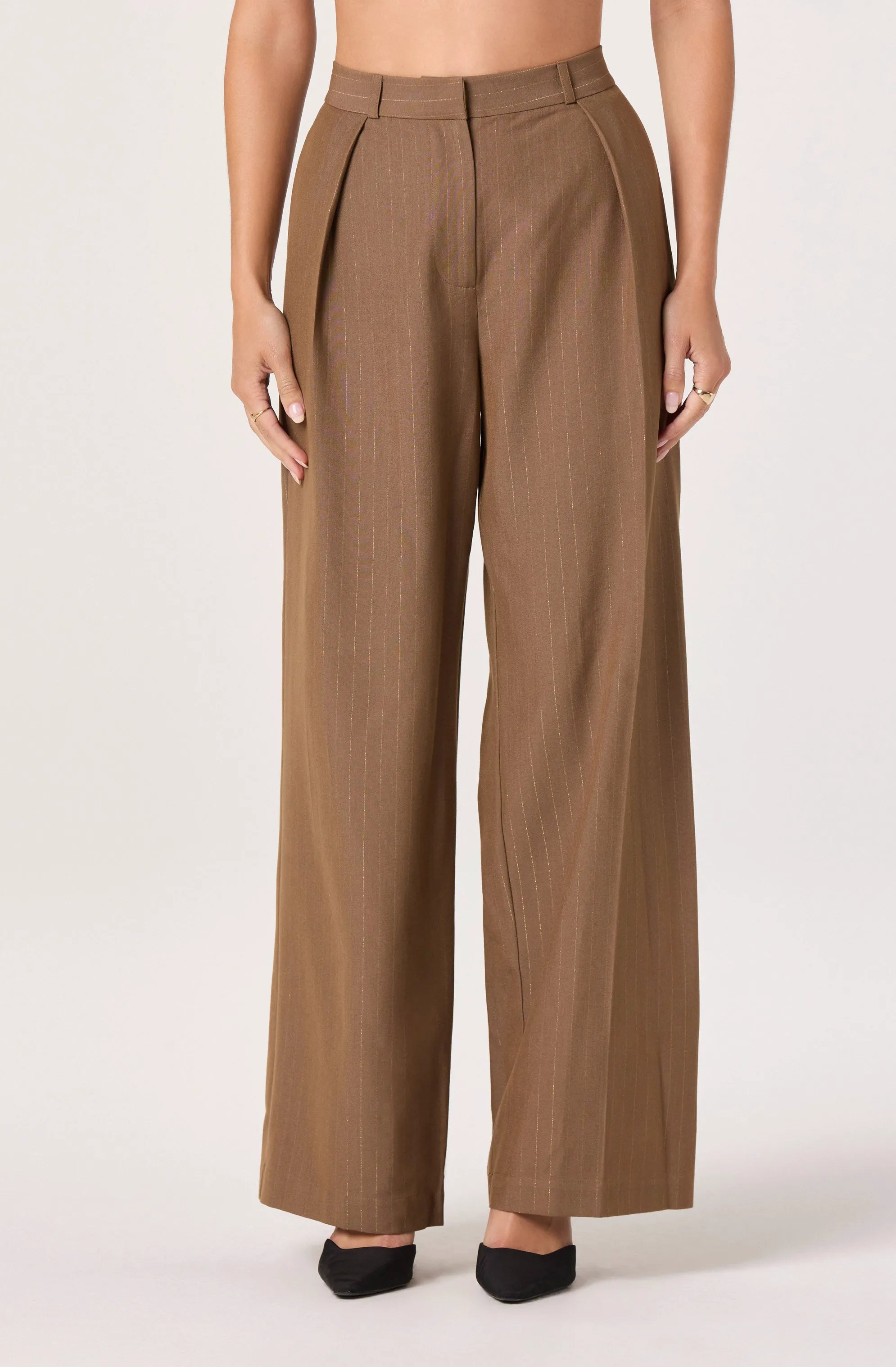 Brown gold stripe