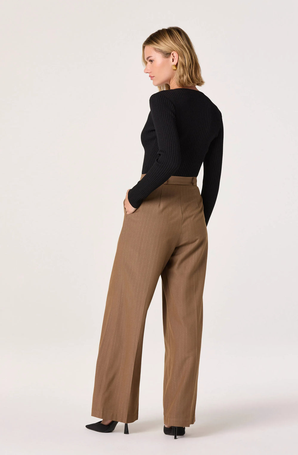 Brown gold stripe