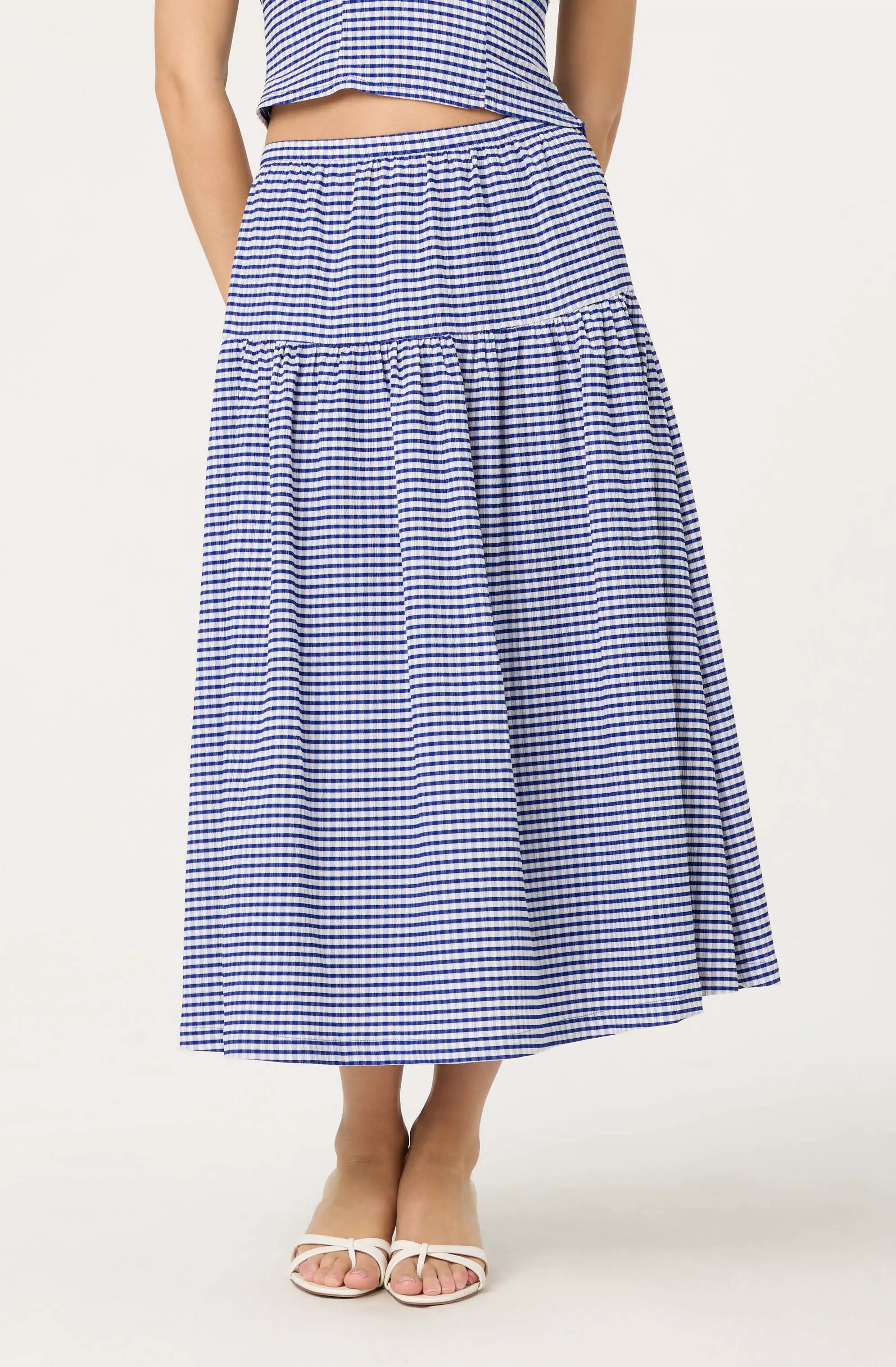 Blue gingham