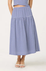 Blue gingham