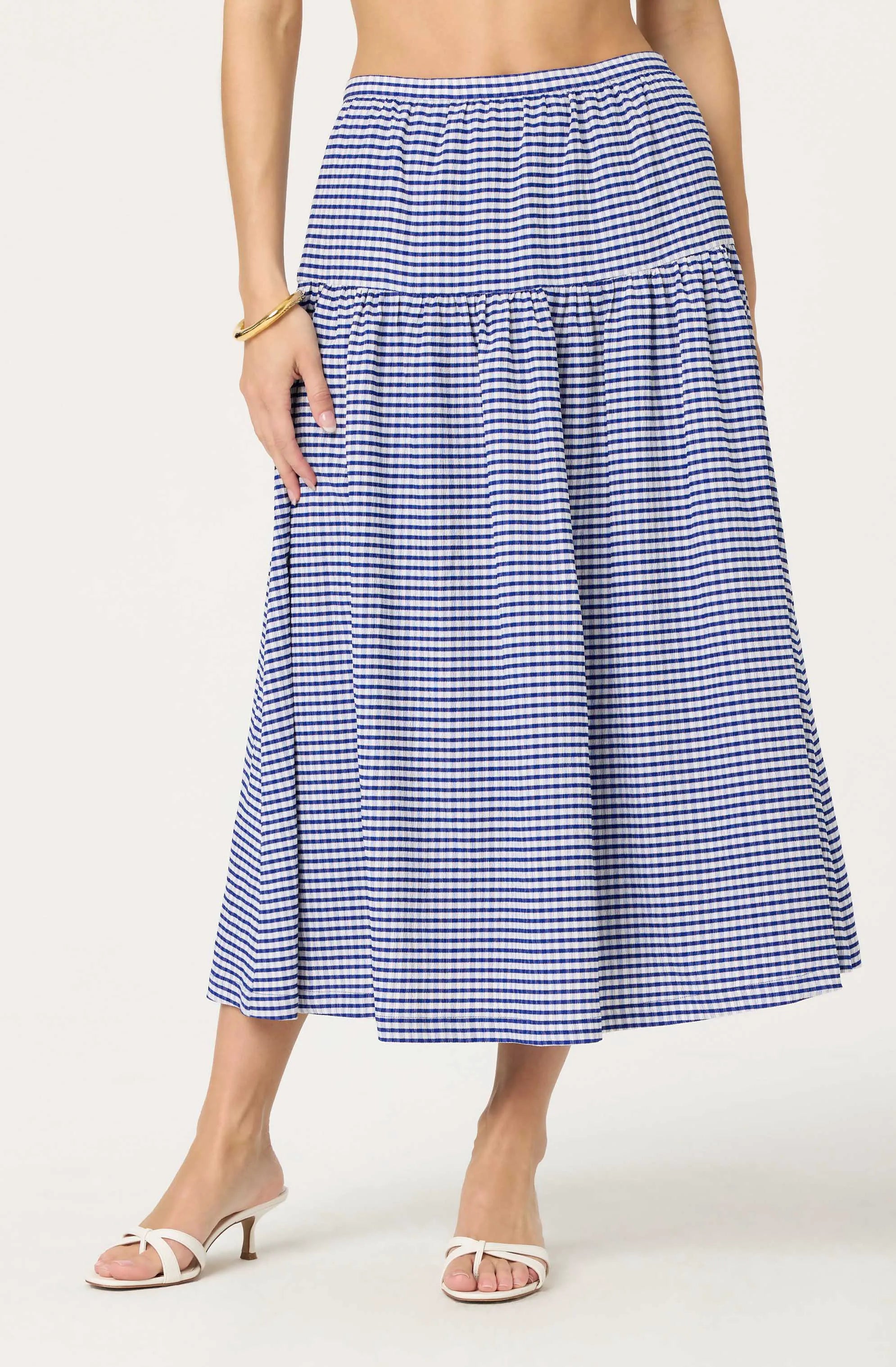 Blue gingham