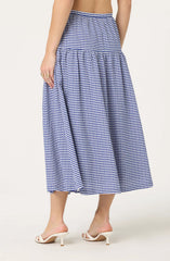 Blue gingham