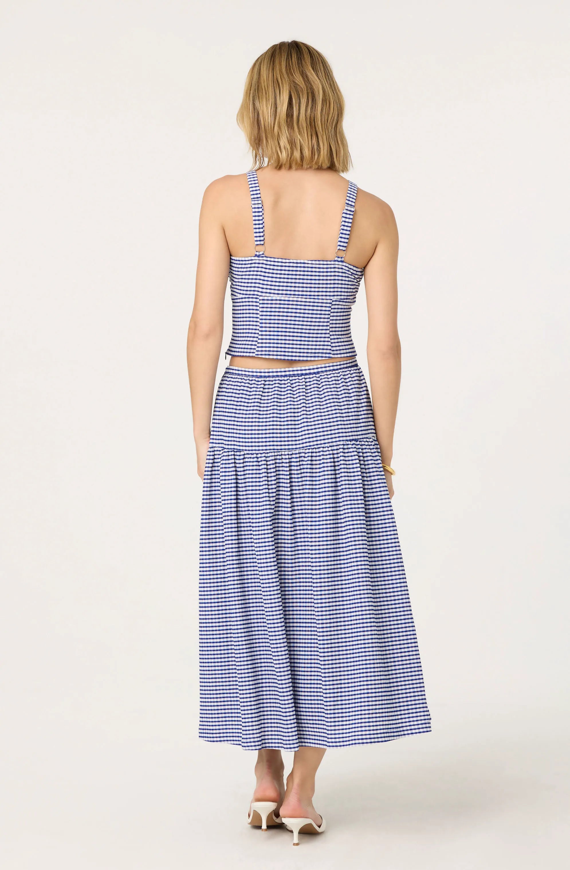Blue gingham