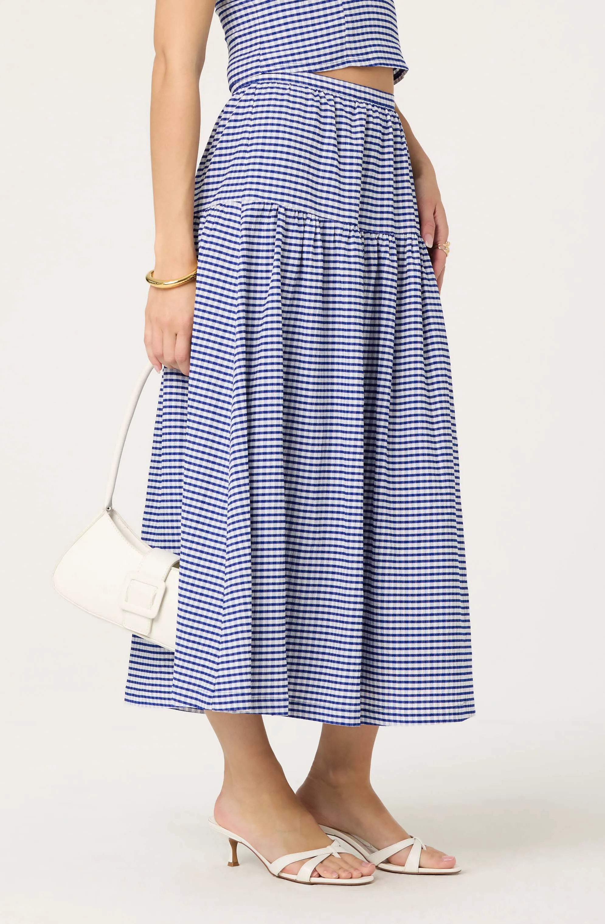 Blue gingham