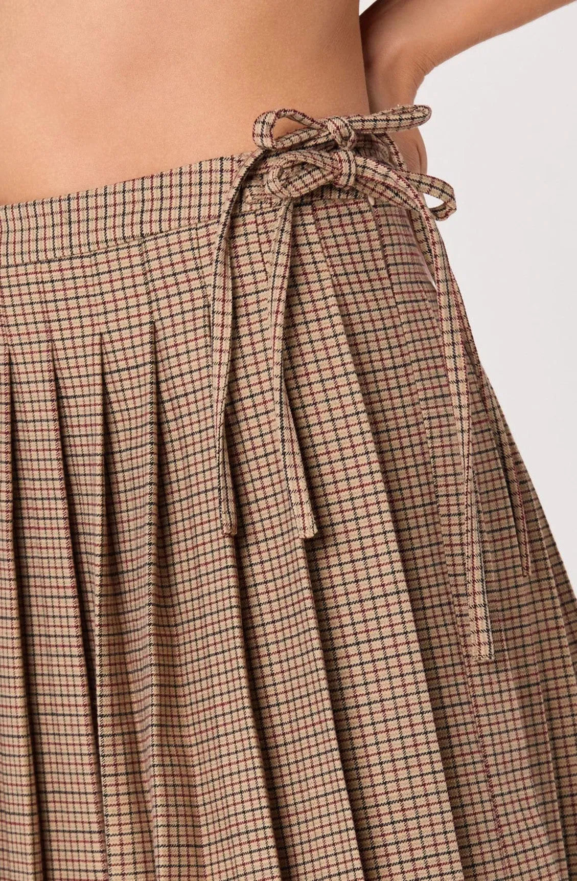 Tan plaid