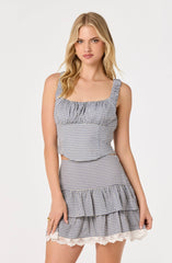 Blue gingham
